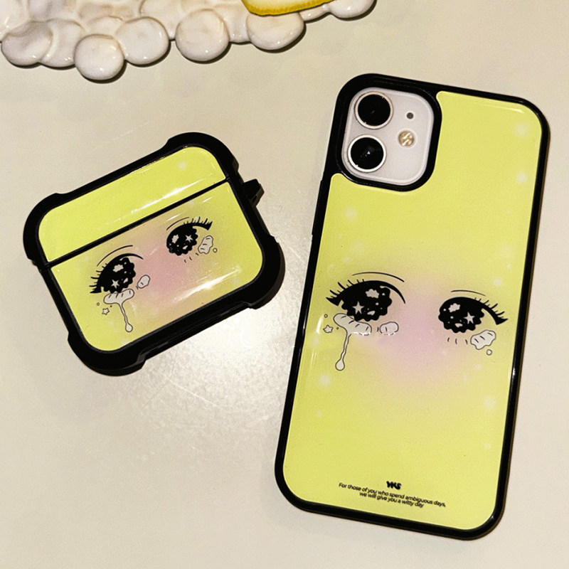 Tablet Accessories For Girls - Korean Ins With Tearful Cartoon Eyes