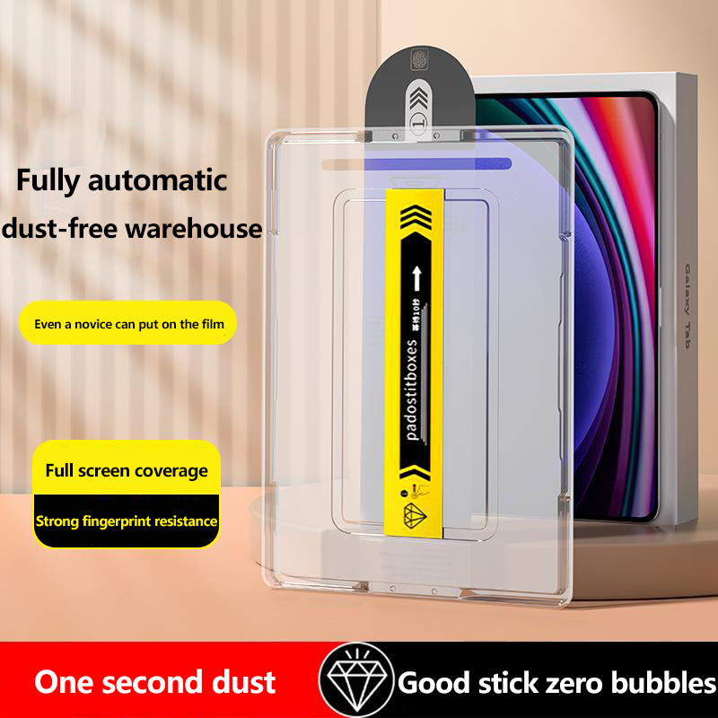 Tablet Accessories Samsung - Auto Install Kit Tempered Glass For