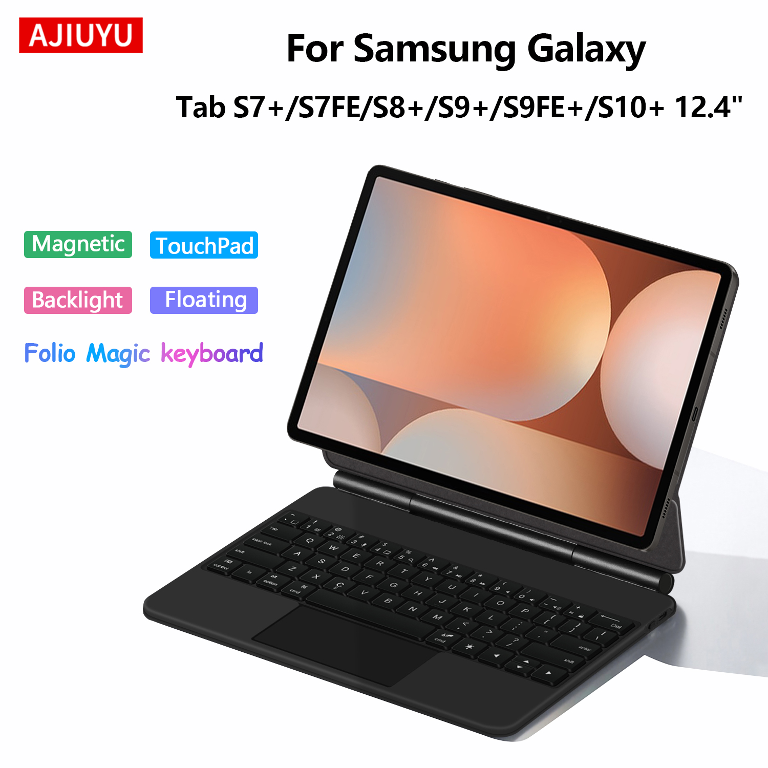 Tablet Accessories Keyboard - Magic Magnetic Keyboard for Samsung Galaxy