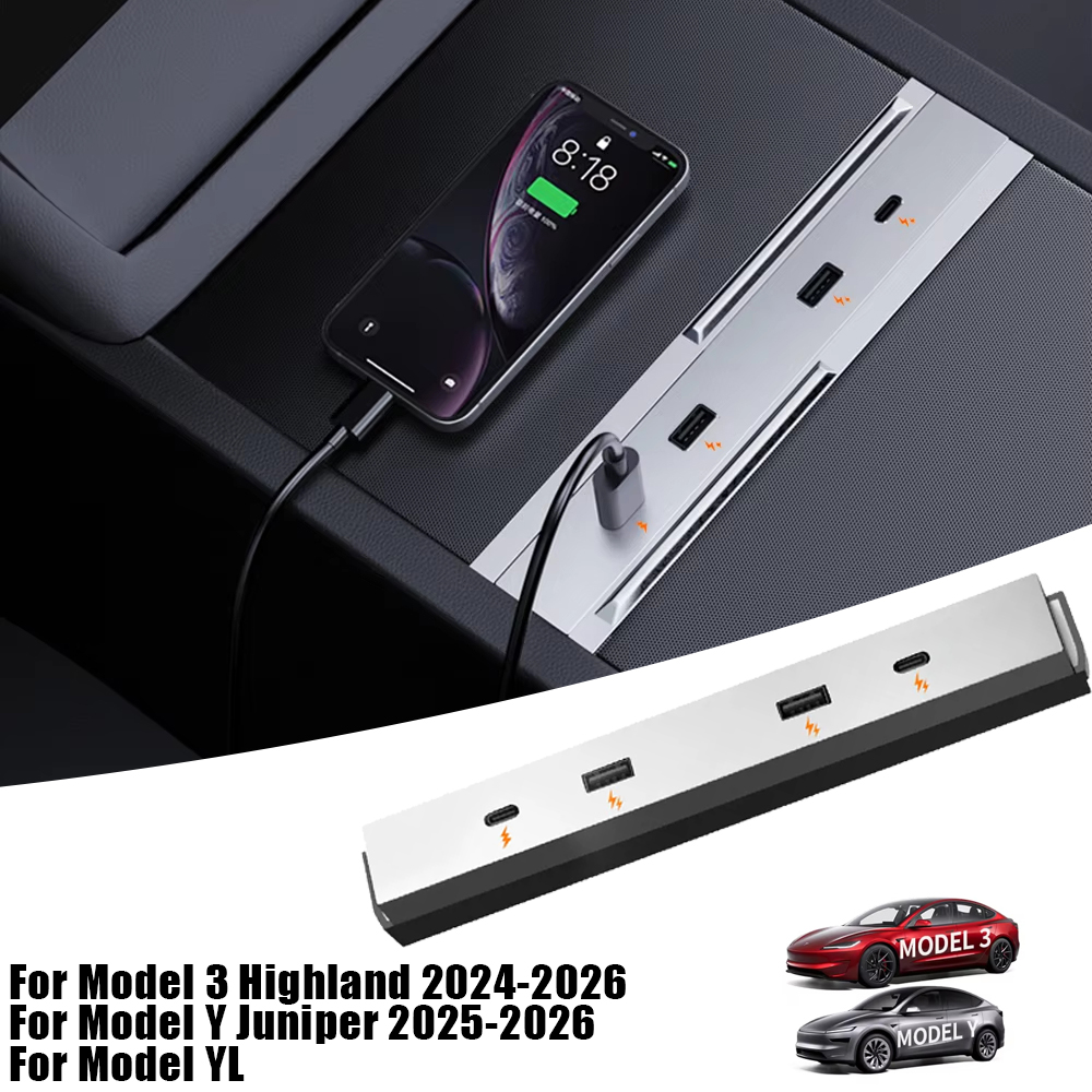 Usb Hub Type C - USB Hub Expansion Dock For Tesla