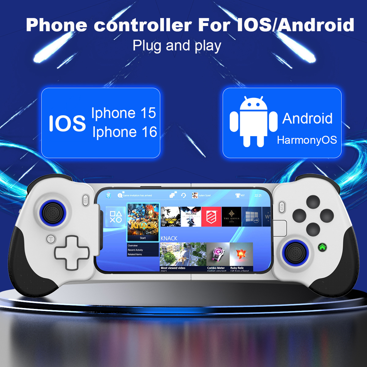 mobile Phone game pad Cloud Ga - Android Tablet Gaming Accessories avaliação e preço