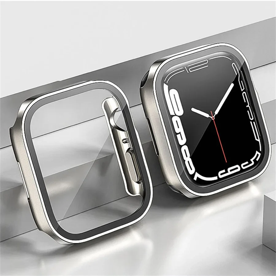 Glass+cover For Apple Watch ca - Tablet Accessories For Girls avaliação e preço