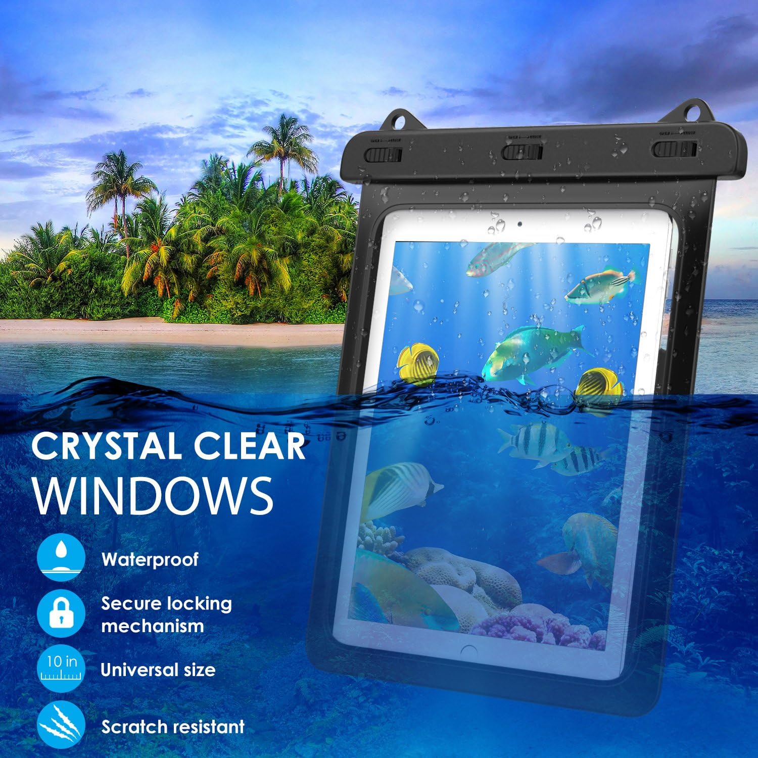 MoKo Waterproof Tablet Case Ta - Tablet Accessories Samsung avaliação e preço