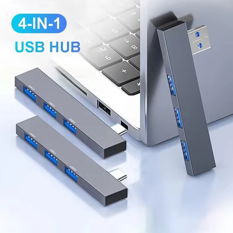 4 Port USB 3.0 Hub Multiport T - Usb Hub Type C avaliação e preço