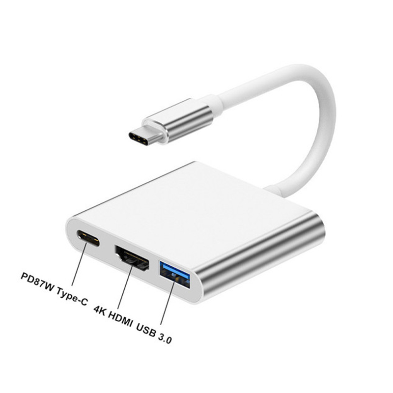 3 in 1 USB Type C Hub to 4K HD - Tablet Accessories Samsung avaliação e preço