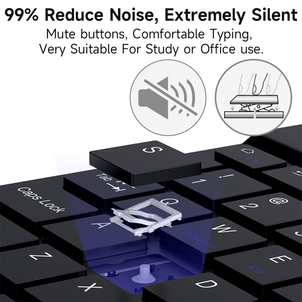 Bluetooth Keyboard for IOS And - Tablet Accessories Keyboard avaliação e preço