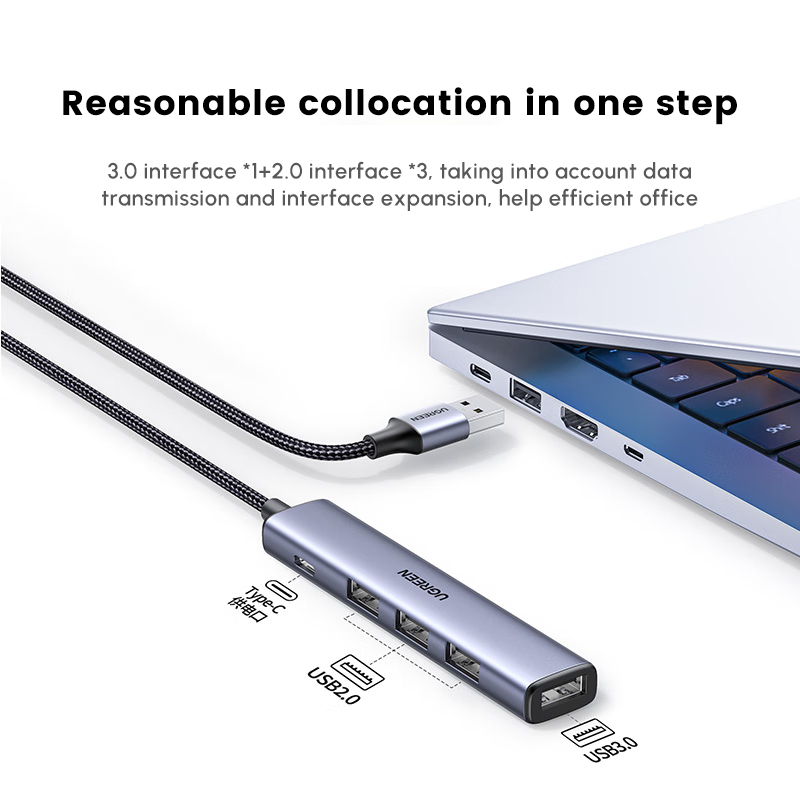 UGREEN USB Hub with 4 USB2.0 P - Usb Hub Type C avaliação e preço