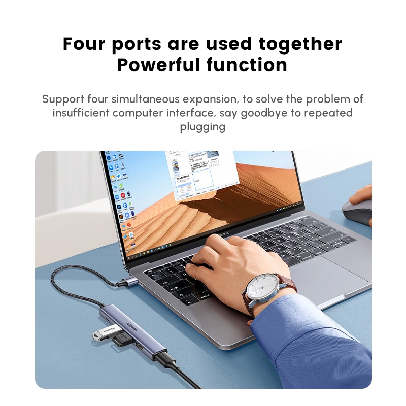 UGREEN USB Hub with 4 USB2.0 P - Usb Hub Type C avaliação e preço