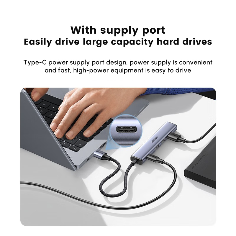 UGREEN USB Hub with 4 USB2.0 P - Usb Hub Type C avaliação e preço