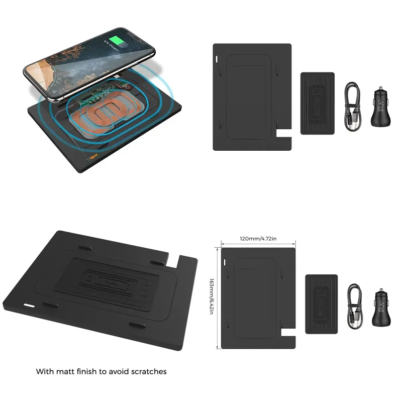 10W Wireless Car Charger For C - Wireless Charging Pad avaliação e preço
