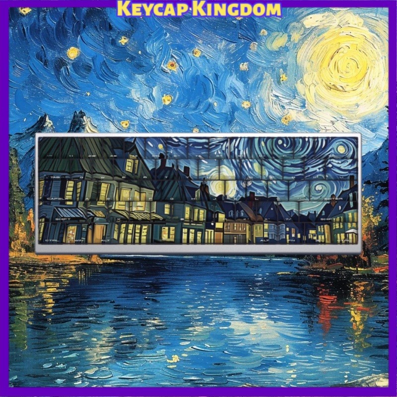 Van Gogh Starry Sky Theme Keyc - Tablet Accessories For Gaming avaliação e preço