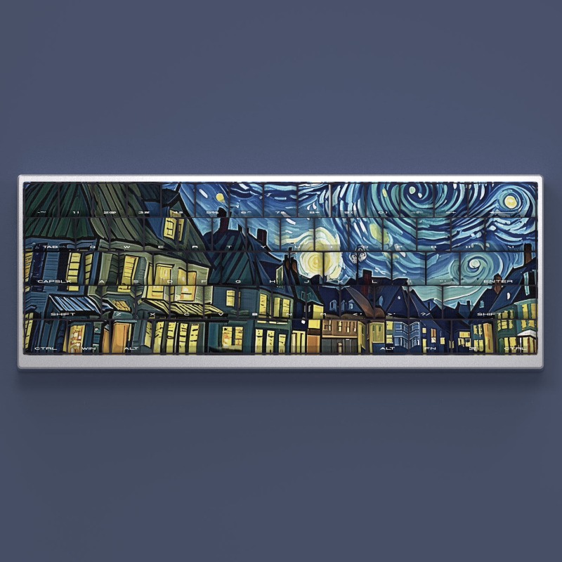 Van Gogh Starry Sky Theme Keyc - Tablet Accessories For Gaming avaliação e preço