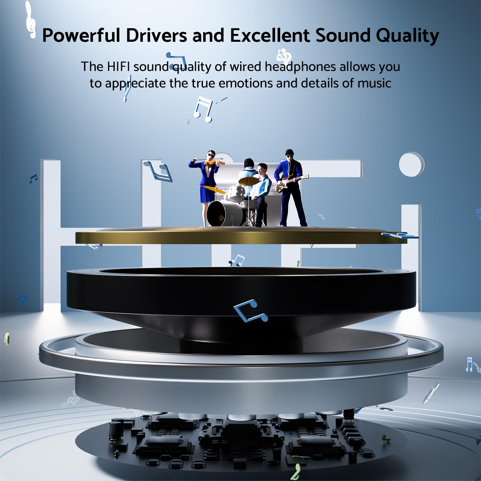 HiFi Surround Headphones Bass  - Tablet Accessories For Gaming avaliação e preço