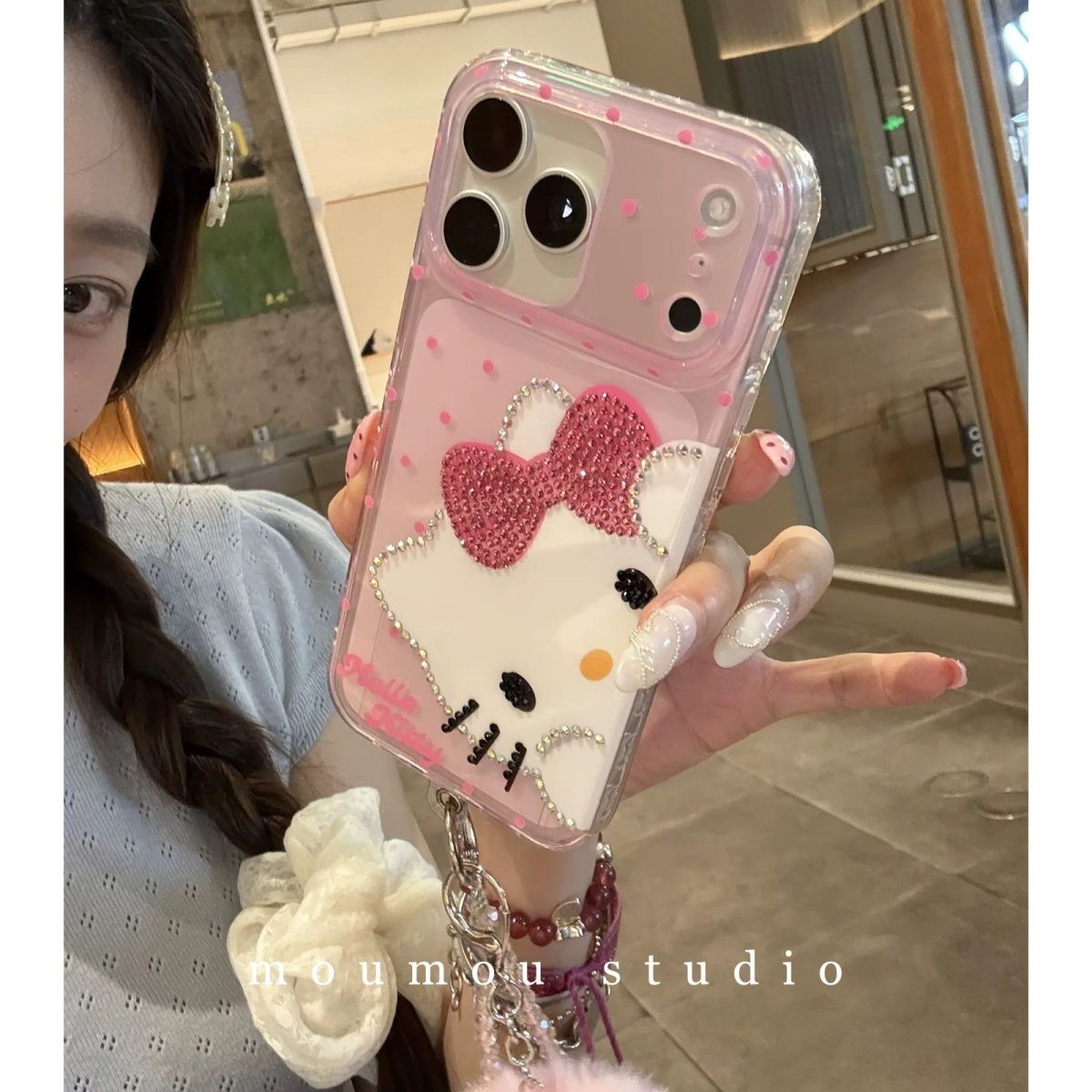 Cartoon Diamond Hello Kitty Ph - Tablet Accessories For Girls avaliação e preço
