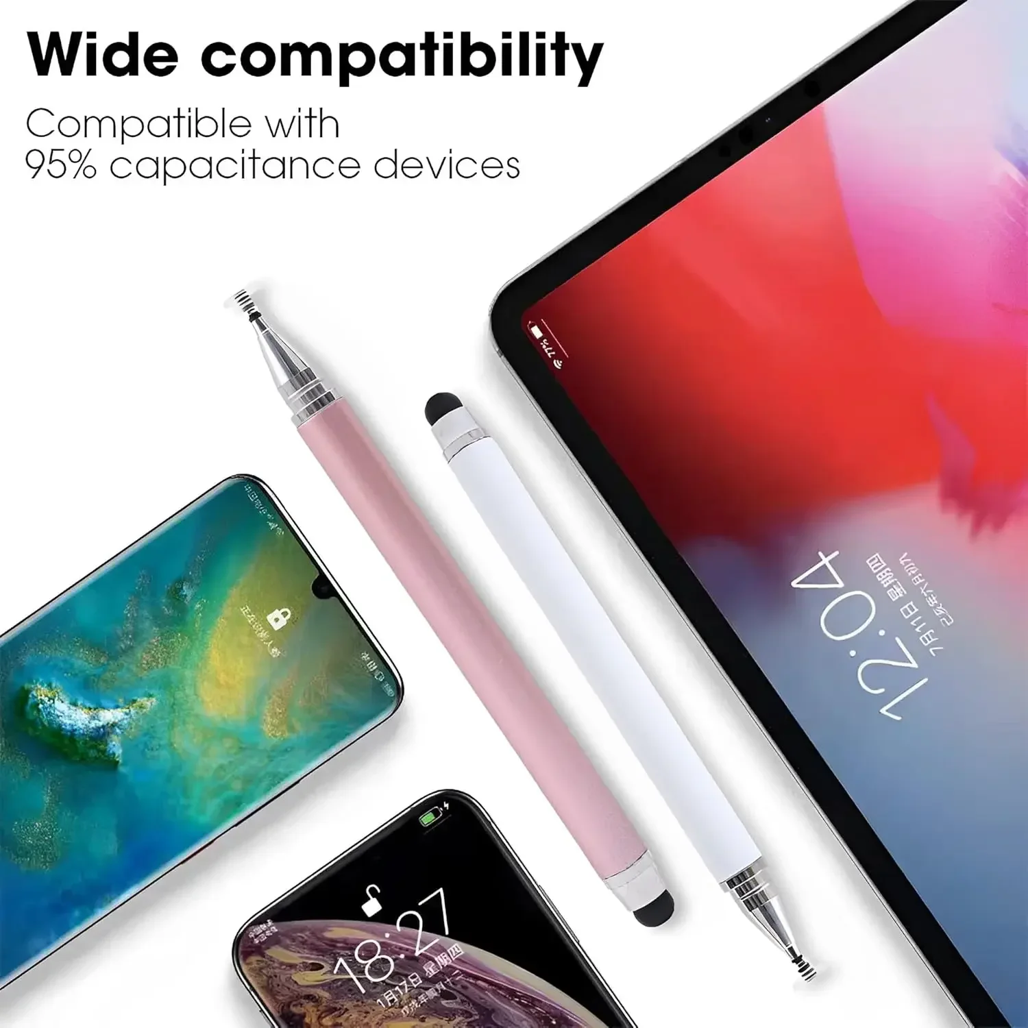 1/2Pcs 2in1 Universal Stylus P - Drawing Tablet Pen Accessories avaliação e preço