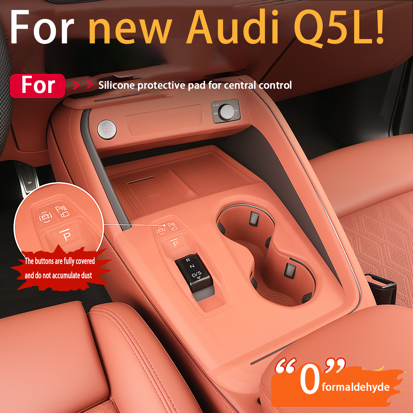 For Audi Q5L GU 2026 Car Cente - Wireless Charging Pad avaliação e preço