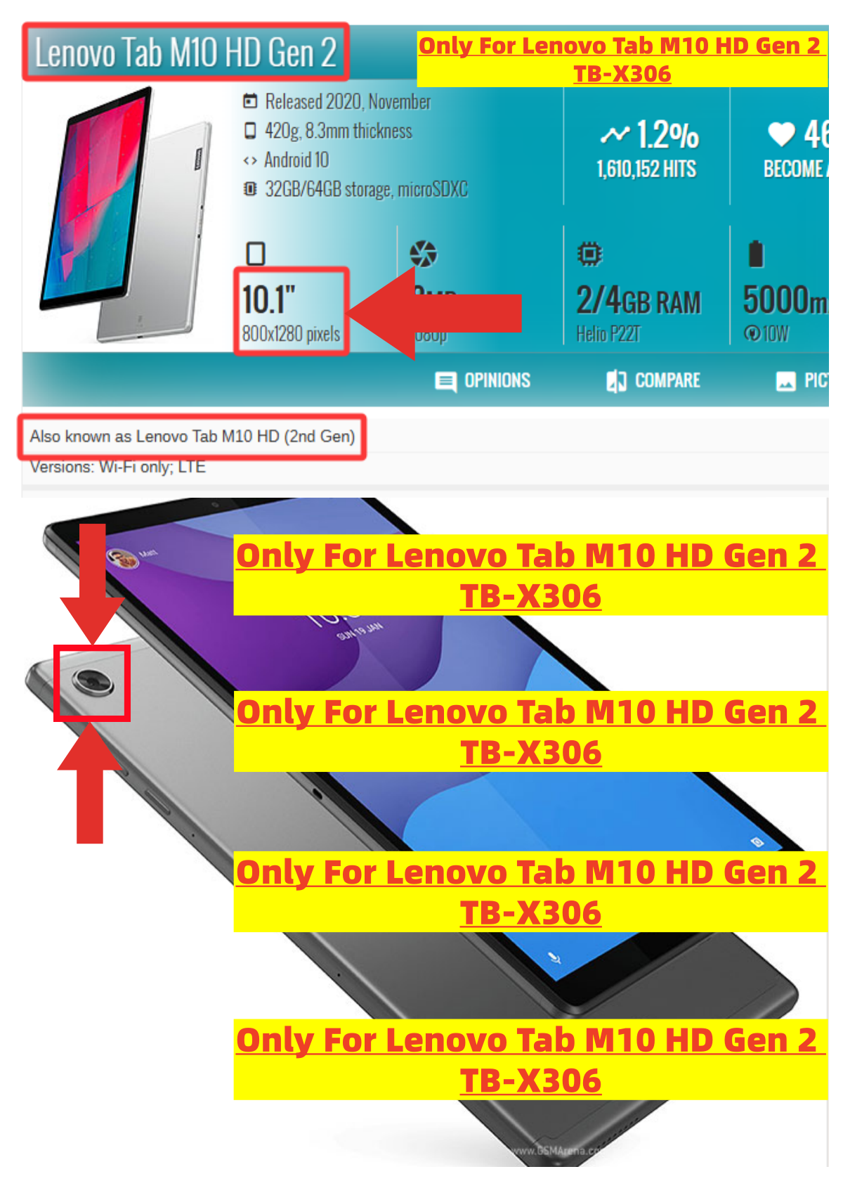 For Lenovo Tab M10 HD 2nd Gen  - Lenovo Tablet M10 Accessories avaliação e preço