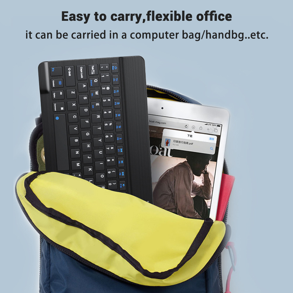 10 lnch  Wireless  Bluetooth M - Tablet Accessories Keyboard avaliação e preço