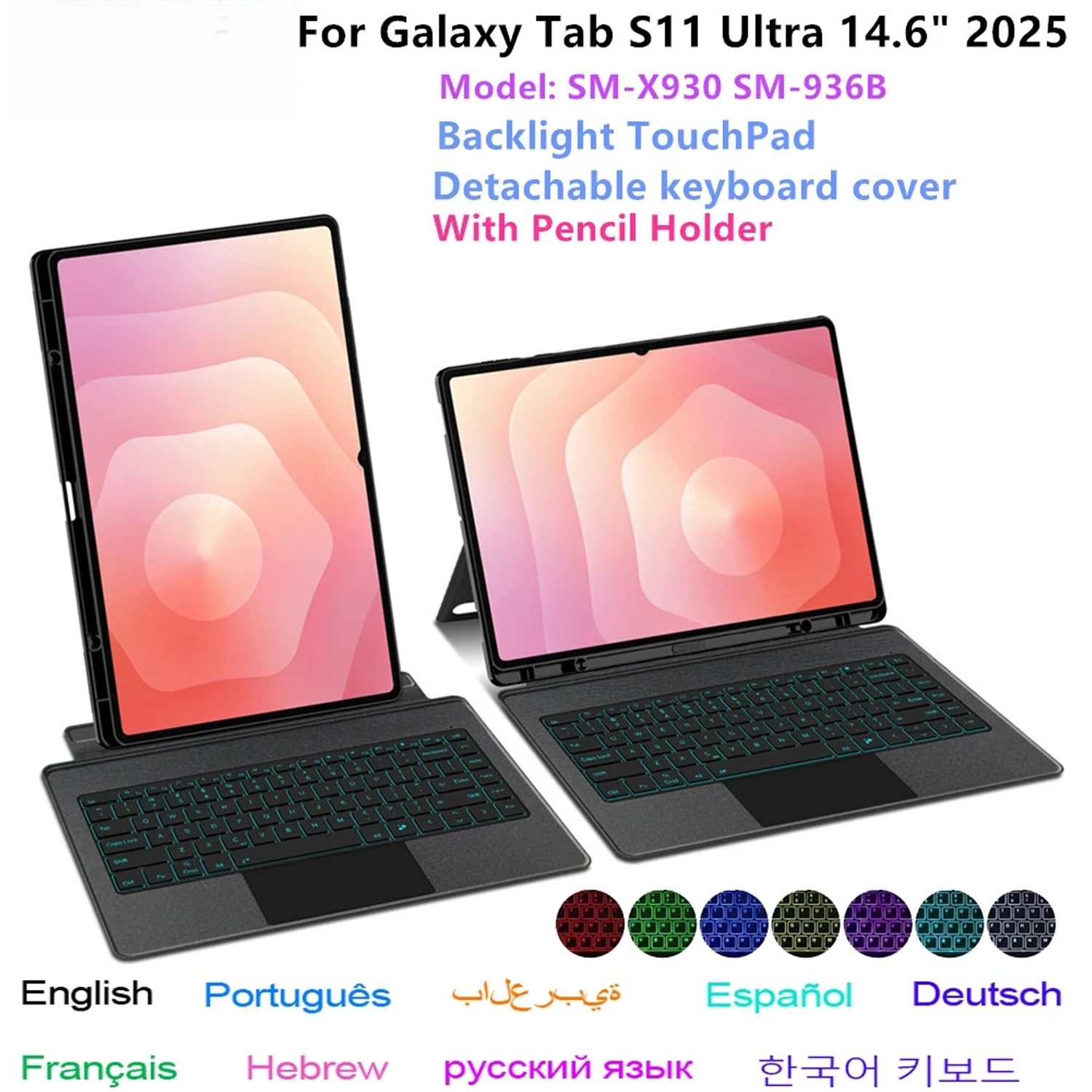 Backlight Magic Keyboard For S - Tablet Accessories Samsung avaliação e preço