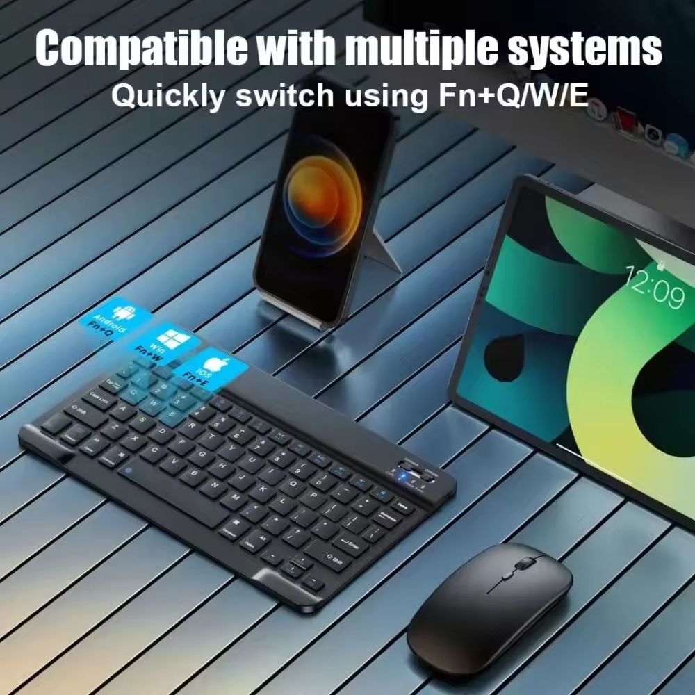 Bluetooth Wireless Keyboard Mo - Tablet Accessories Keyboard avaliação e preço