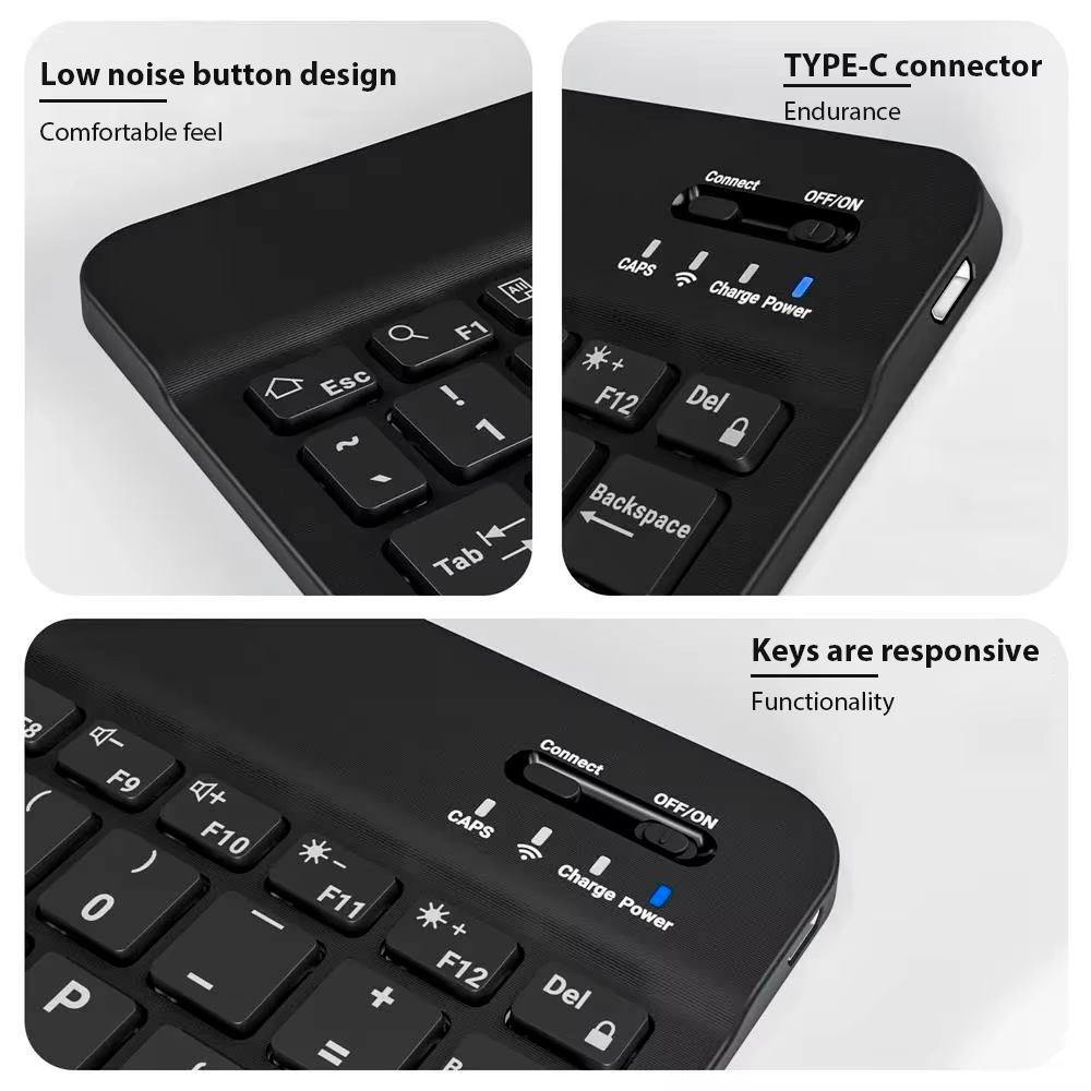 Bluetooth Wireless Keyboard Mo - Tablet Accessories Keyboard avaliação e preço