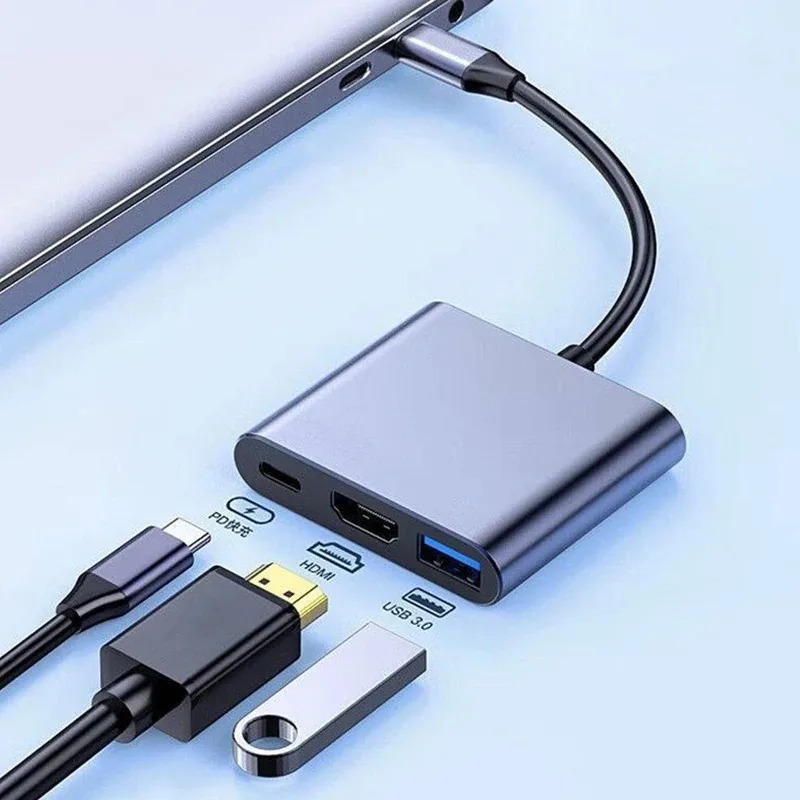 USB C HUB 3in1 Type C 3.0 to H - Usb Hub Type C avaliação e preço