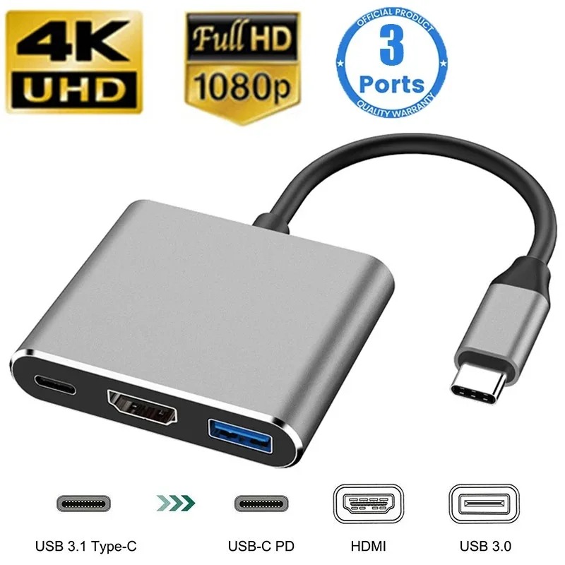 USB C HUB 3in1 Type C 3.0 to H - Usb Hub Type C avaliação e preço