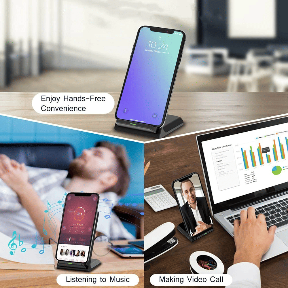 Qi Wireless Fast Charger Charg - Wireless Charging Pad avaliação e preço