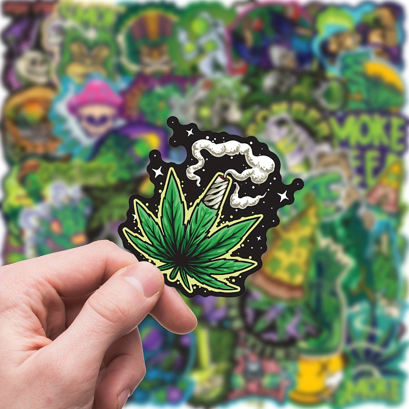 50pcs Leaves Stickers For Wate - Tablet Accessories For Girls avaliação e preço