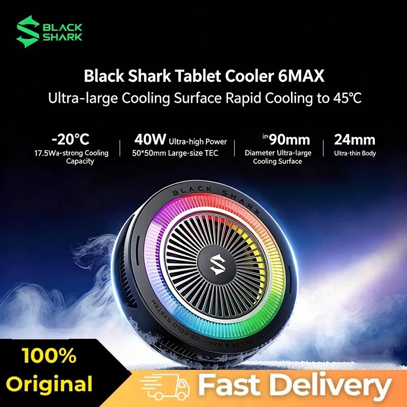 BlackShark Tablet Cooler 6Max  - Tablet Accessories For Gaming avaliação e preço