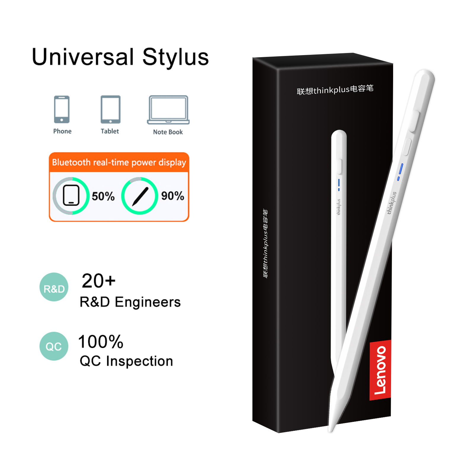 Lenovo Universal Stylus Pen fo - Drawing Tablet Pen Accessories avaliação e preço
