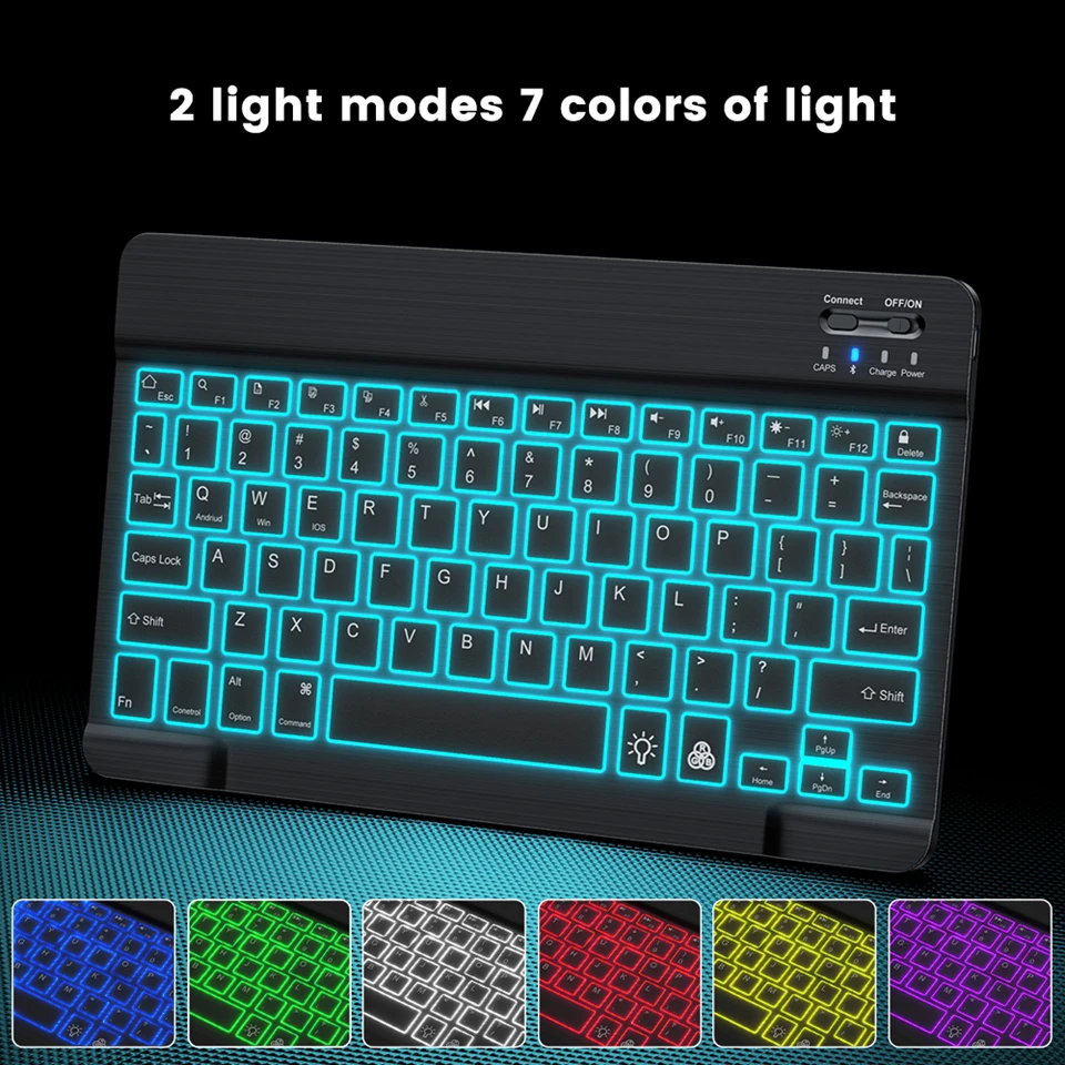 2026 Backlight Bluetooth Keybo - Android Tablet Gaming Accessories avaliação e preço