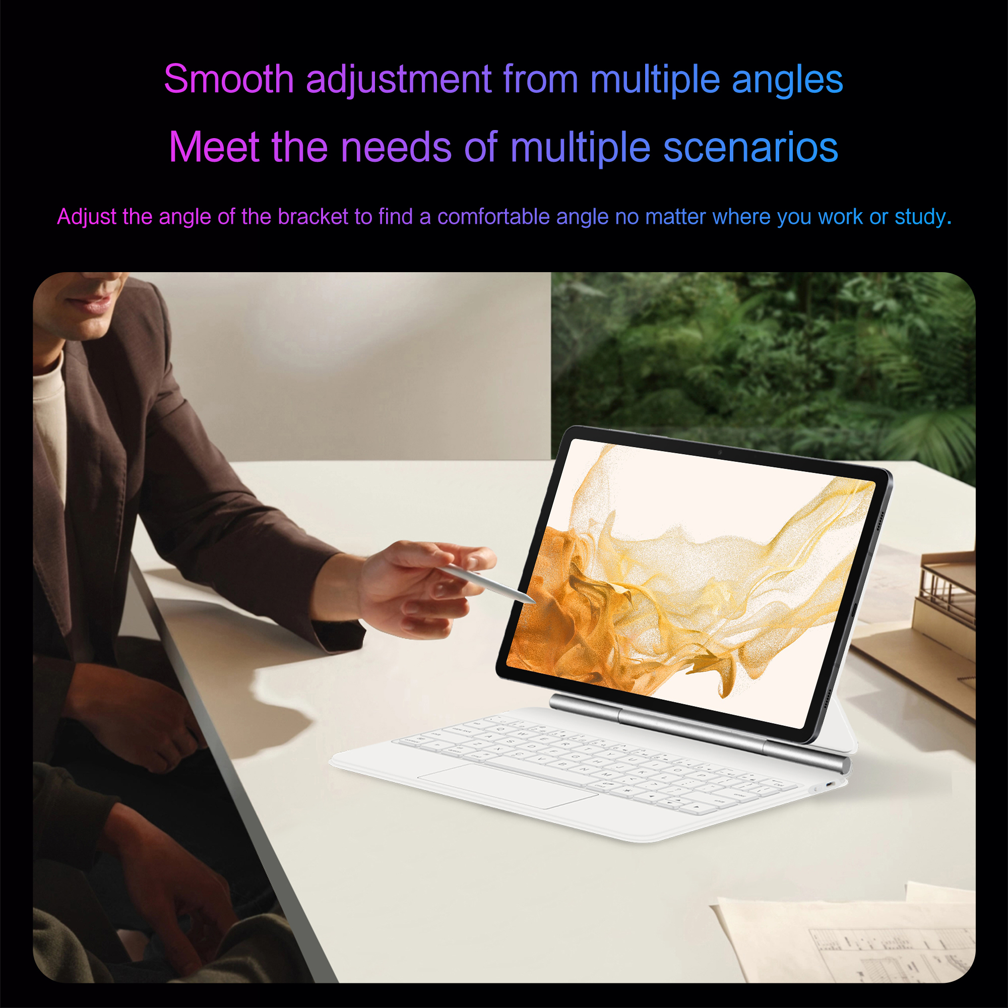LFOIQN Magic Keyboard for Sams - Tablet Accessories Samsung avaliação e preço