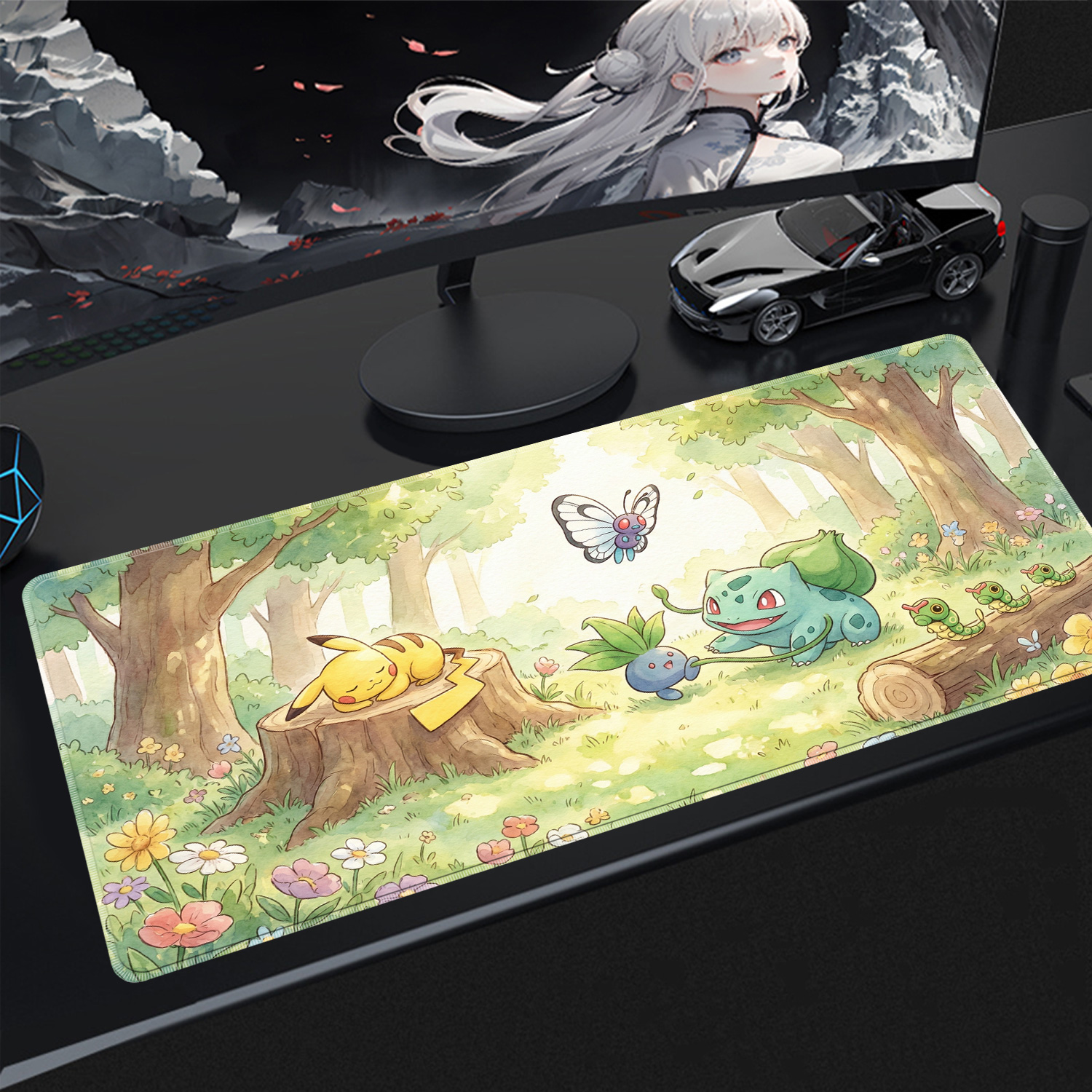 Kawaii Mouse Pad Gaming PC Acc - Rugged Tablet Accessories avaliação e preço