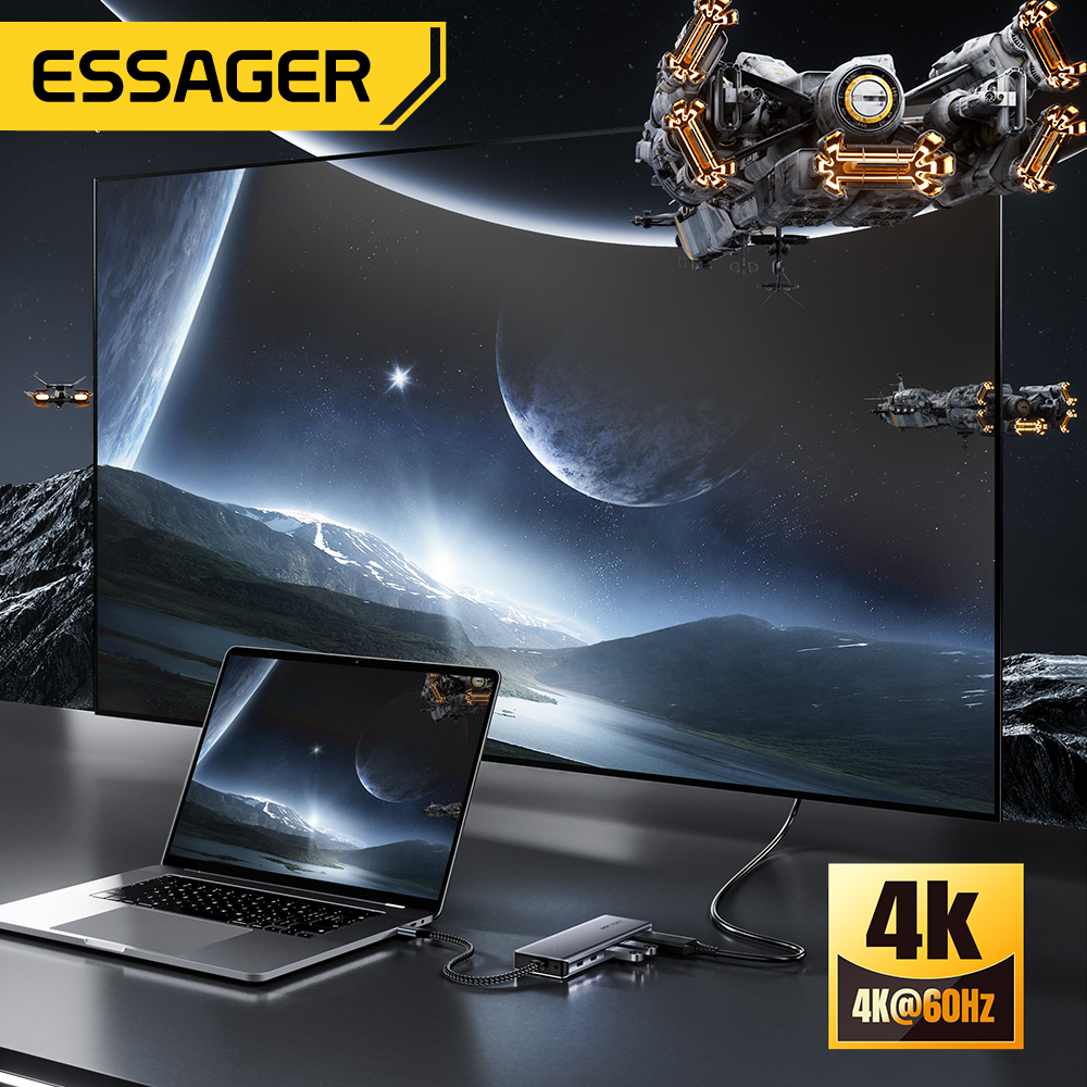 Essager USB C Hub With M.2 SSD - Usb Hub Type C avaliação e preço