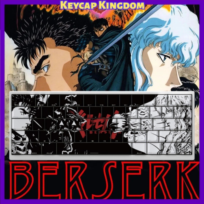 BERSERK Theme Anime Keycap 98  - Tablet Accessories For Gaming avaliação e preço