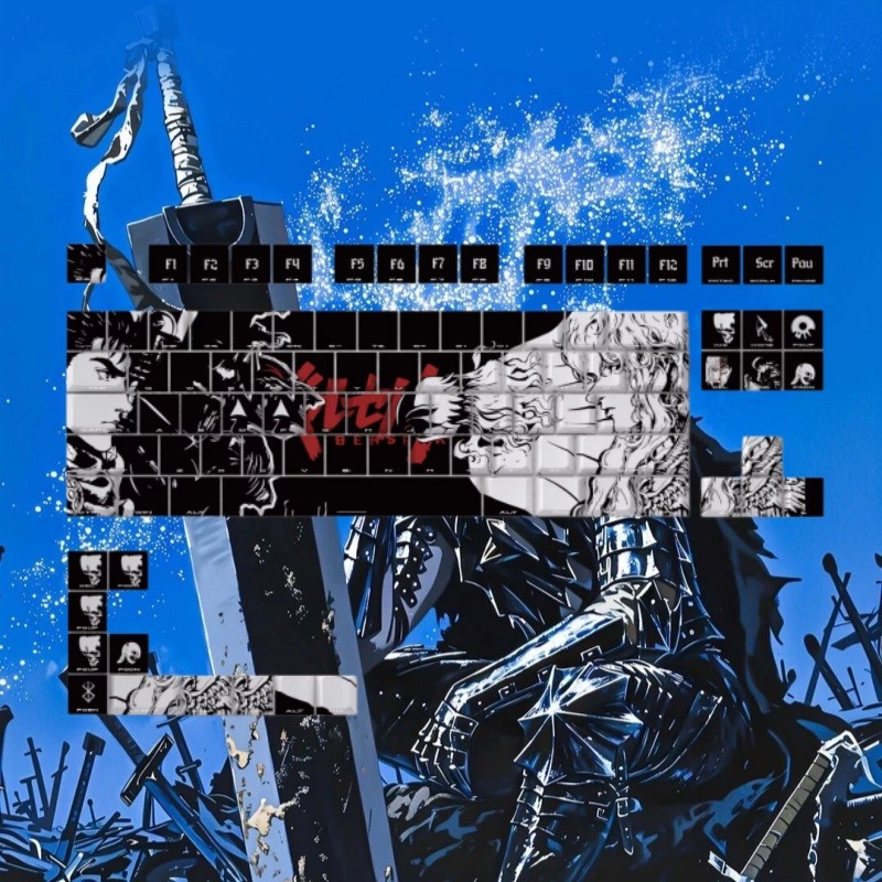 BERSERK Theme Anime Keycap 98  - Tablet Accessories For Gaming avaliação e preço