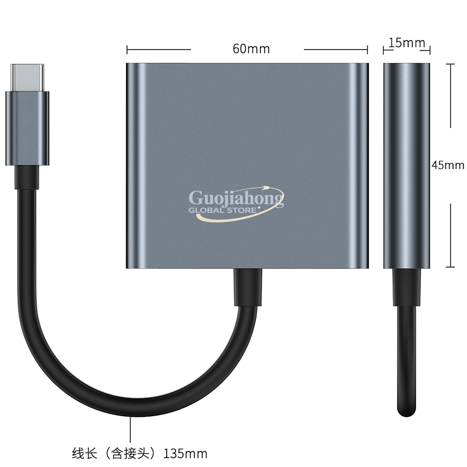 Cross-border usb-c to hd three - Usb Hub Type C avaliação e preço