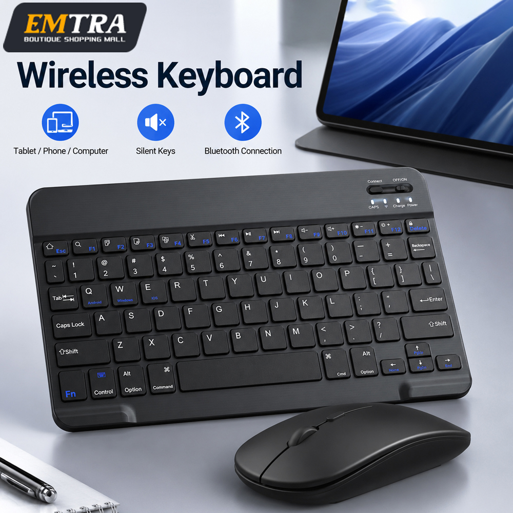 Bluetooth Wireless Keyboard Fo - Tablet Accessories Keyboard avaliação e preço