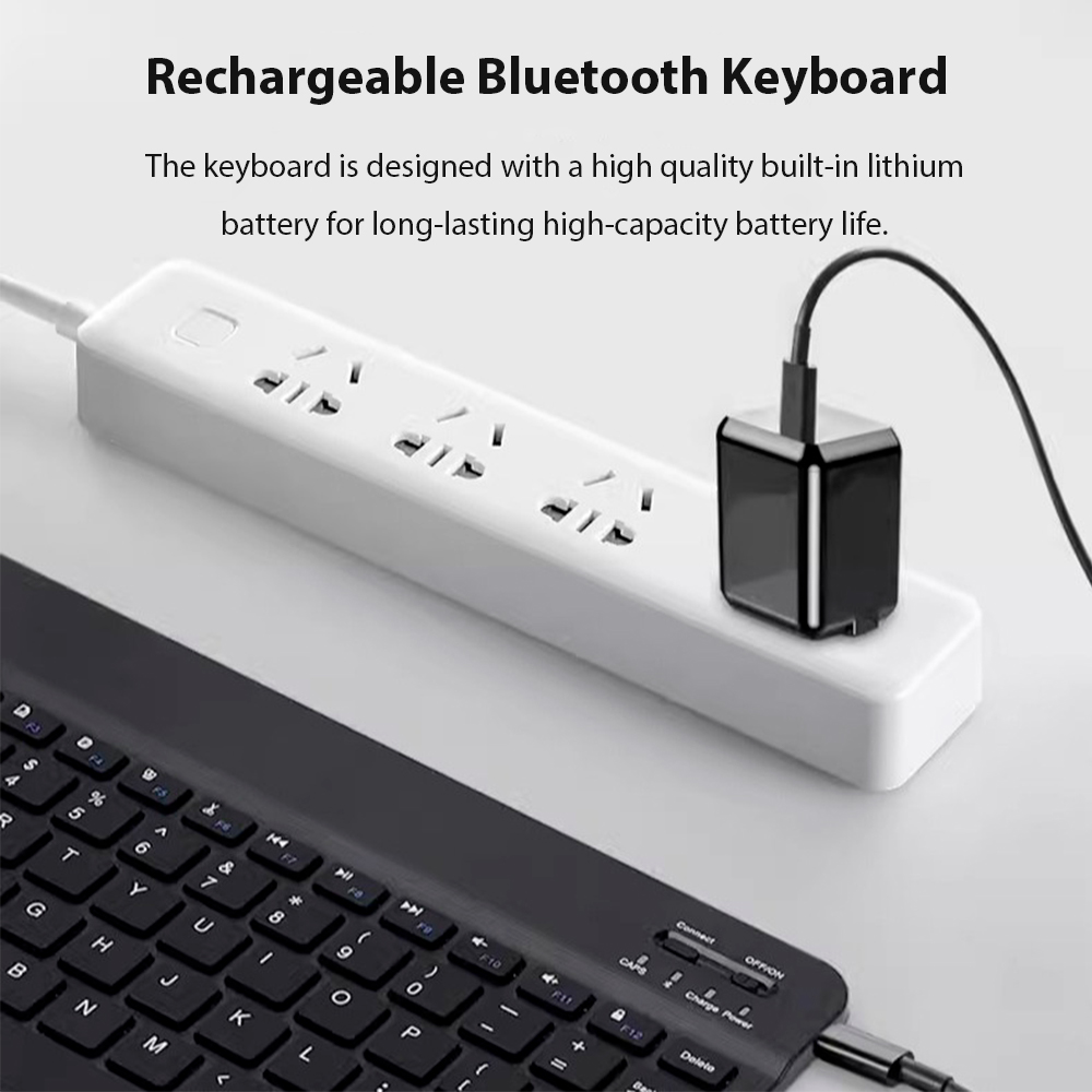 Bluetooth Wireless Keyboard Fo - Tablet Accessories Keyboard avaliação e preço