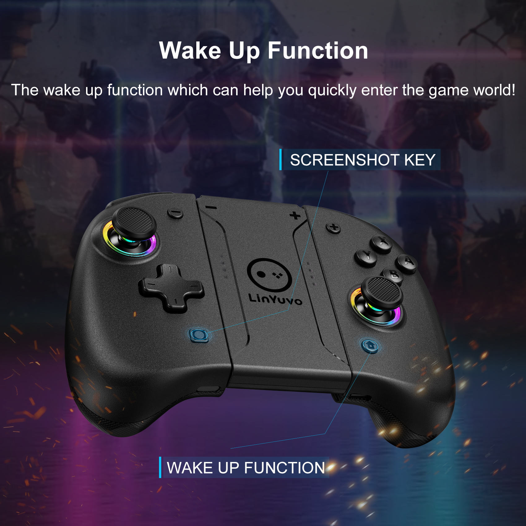Wireless Bluetooth Controller  - Android Tablet Gaming Accessories avaliação e preço